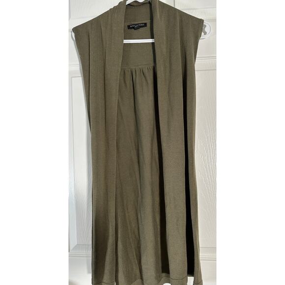 Banana Republic Belted Open Front Cardigan Vest - Picture 4 of 5